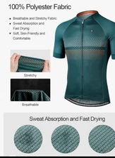 NEW Lameda Men’s Cycling Jersey Short Sleeve Bike Shirt Breathable Quick Dry. XL