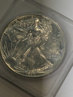 $1 1990 American Silver Eagle Dollaro 450