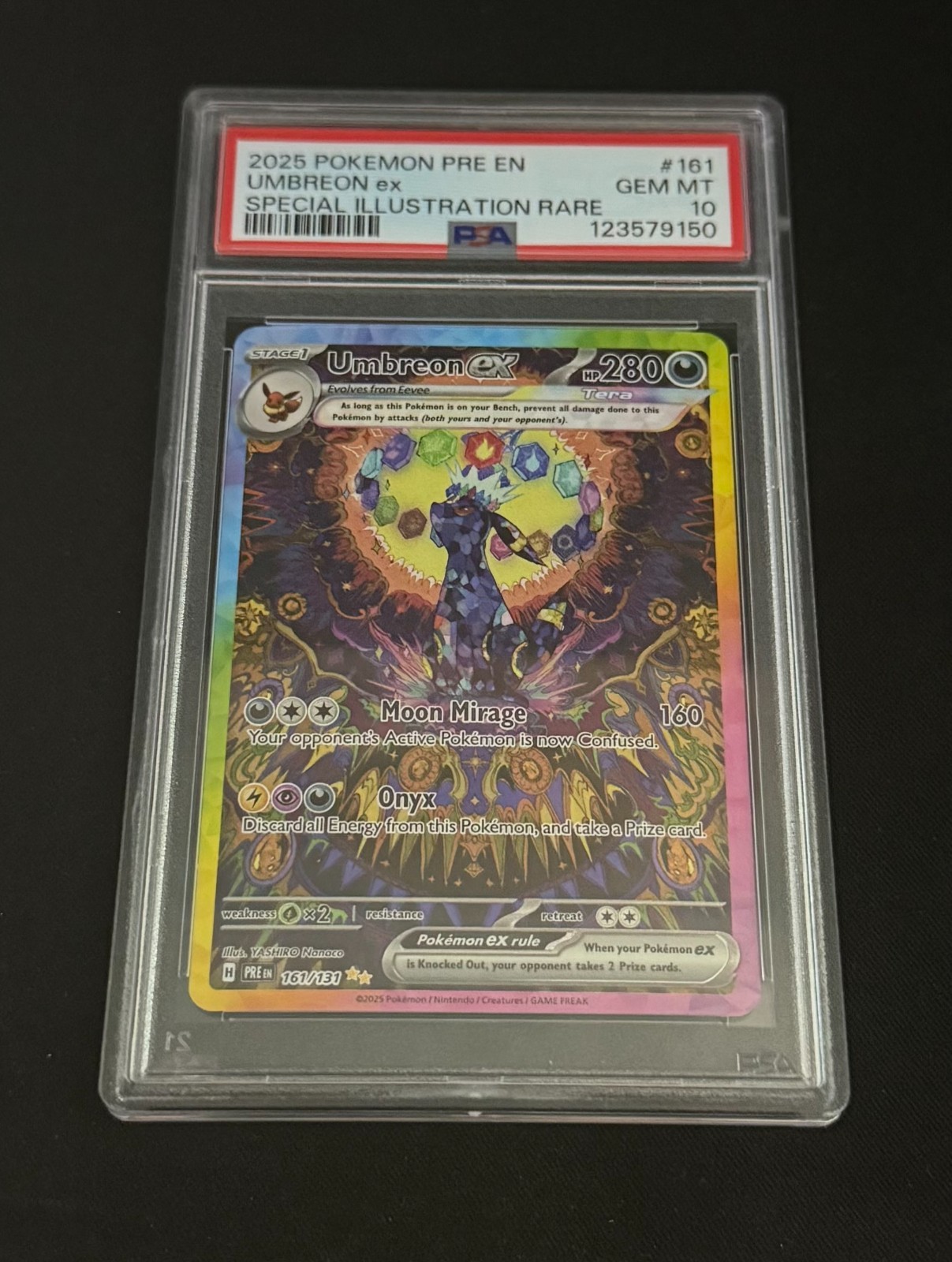 Umbreon ex 2025 Scarlet & Violet: Prismatic Evolutions #161/131