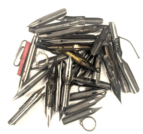 Lot of Vintage Fountain Pen Nibs - B29