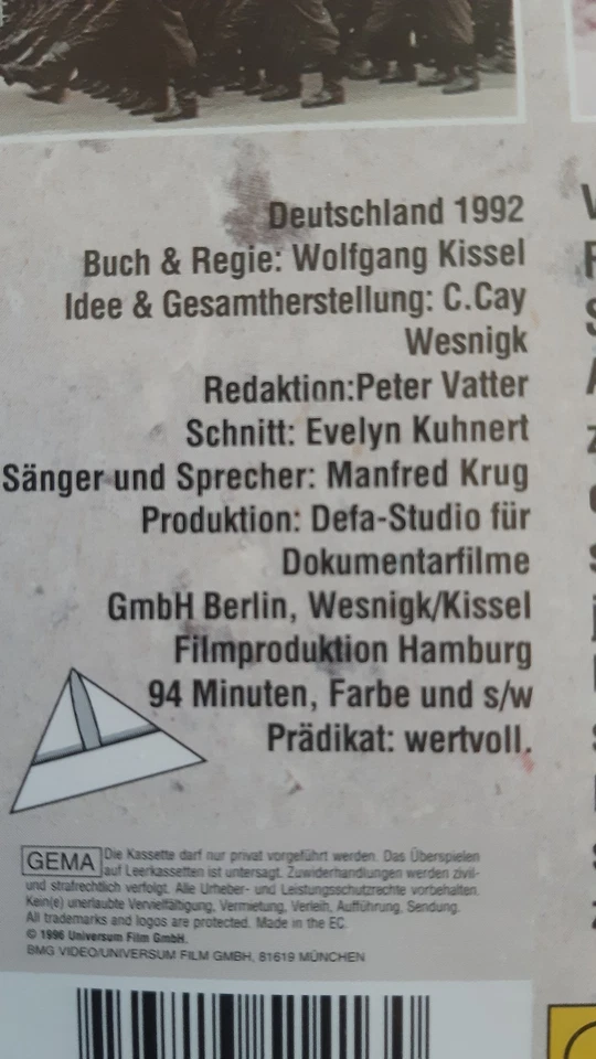 VHS Kinder Kader Kommandeure DDR Propaganda atlas Film - Bild 3 von 4