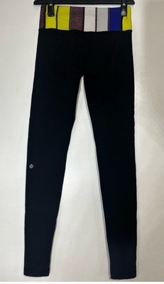 Lululemon Wunder UnderPant (Hi-Rise) Athleisure Yoga Leggings Multicolor Sz 4