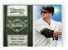 2014 PANINI CLASSICS STARS OF SUMMER CHRIS DAVIS #9
