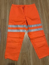 Image of  Hi-Viz Trousers Cargo KneePad Pocket Pants Visibility Safety 50R