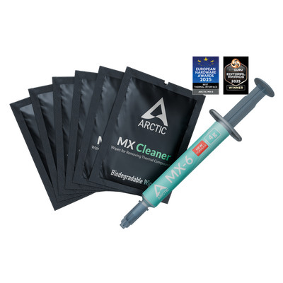 ARCTIC MX-6 (4 g, inkl. 6 MX Cleaner) Ultimate Performance Wärmeleitpaste CPU PC