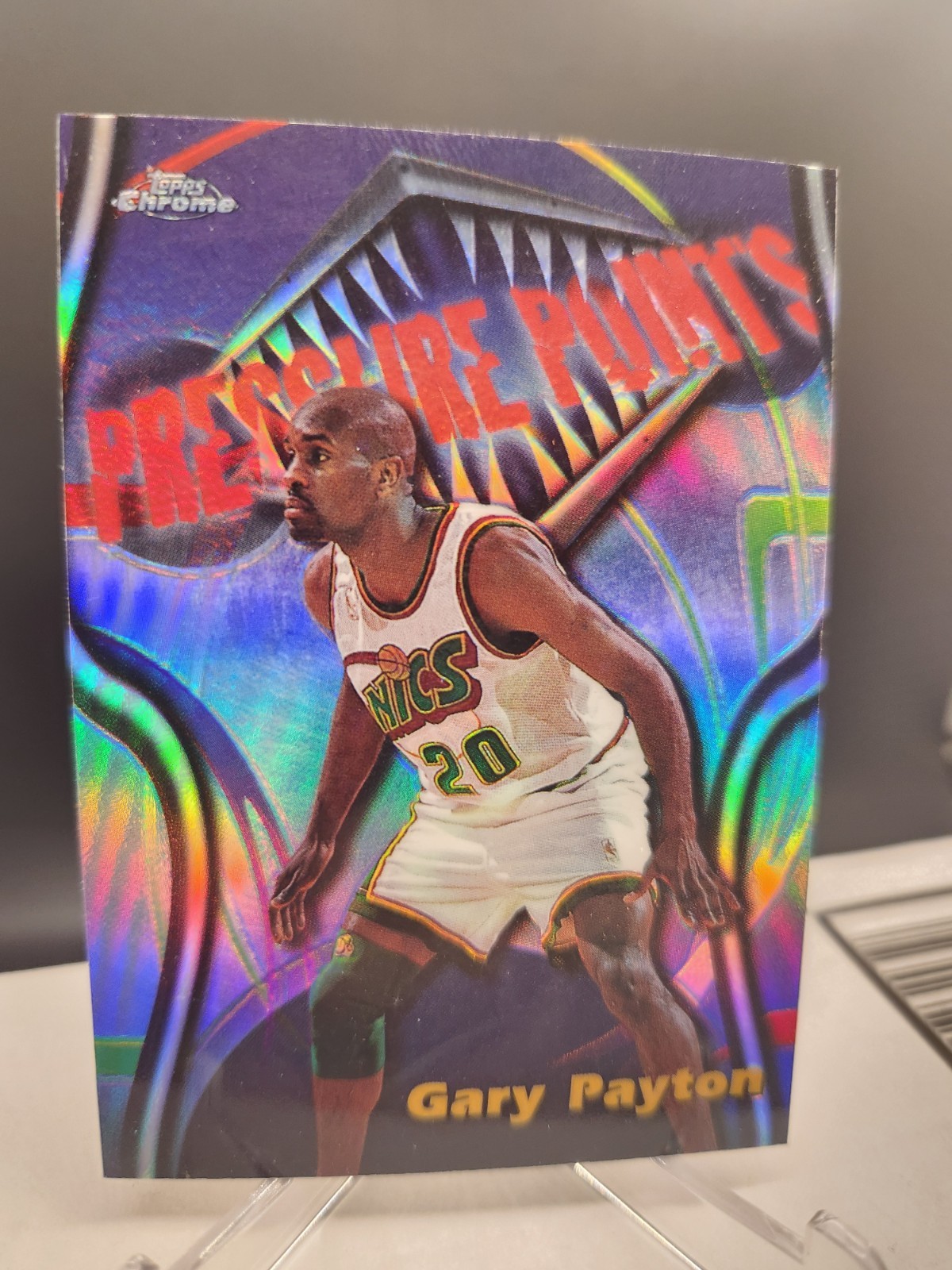 1997-98 Topps Chrome - Season's Best Gary Payton #1 Refractor