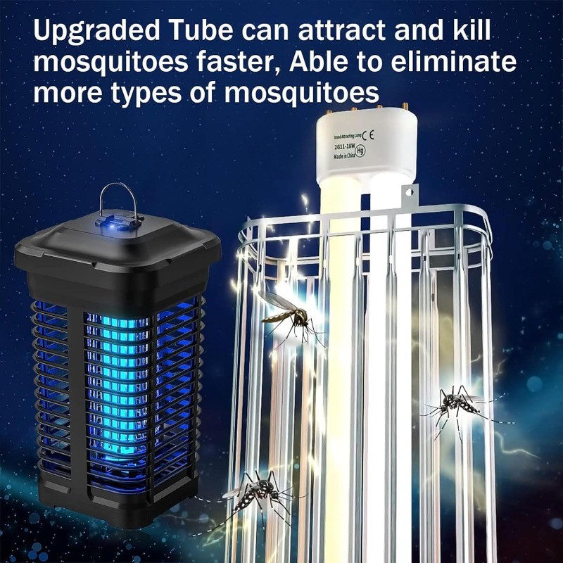 Electric Fly Bug Zapper Mosquito Insect Killer LED Light Trap Pest Control Lamp