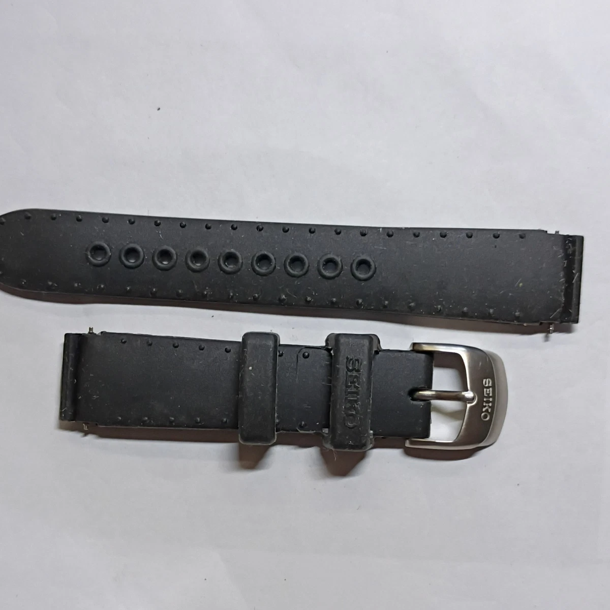 Seiko Rubber Wristwatch Bands 16 mm Band Width for sale | eBay