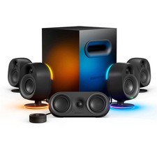 SteelSeries Arena 9 Illuminated Desktop Gaming Speakers, 5.1 USB, 2-Way Speaker