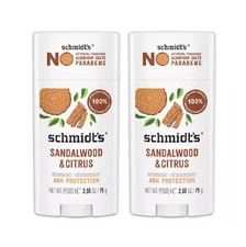Schmidt's, Deodorant Stick Citrus & Sandalwood 2.65 oz ( pack of 2 )