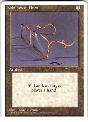 Glasses of Urza Fourth Edition 4ED U MTG Magic The Gathering U MP