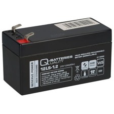 Q-Batteries NP1.2-12 12LS-1.2 12V 1.2Ah Burglar Alarm Battery (Yuasa Equivalent)