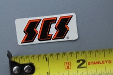 SCS So Cal Skateboards Santa Cruz Clear SS OG Z69B Vintage Skateboarding STICKER