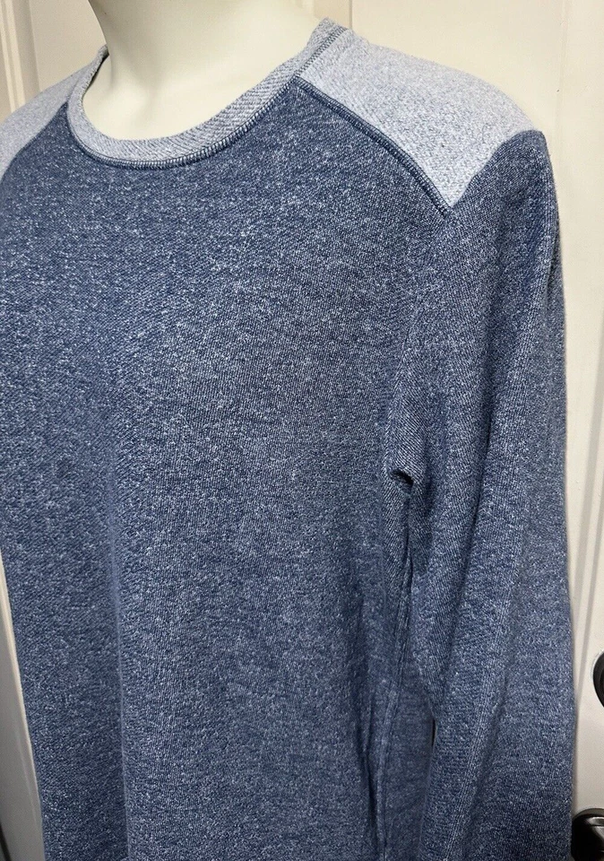 Tommy Bahama Azul Gris Camisa Sudadera Grande Foto 2 de 3