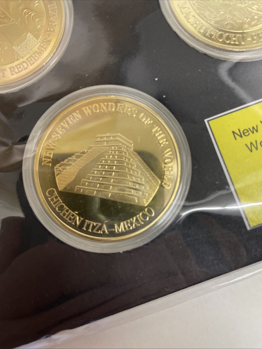 7 Man Made New Wonders Of The World Coin Set | eBay UK