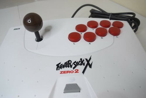 Sega Saturn Fighter Stick X ZERO2 Street Fighter Real Bout On Film World Hero JP - Picture 5 of 10