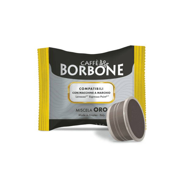 100 Capsule Borbone Miscela Oro (Compatibile per macchine Lavazza Espresso Po...