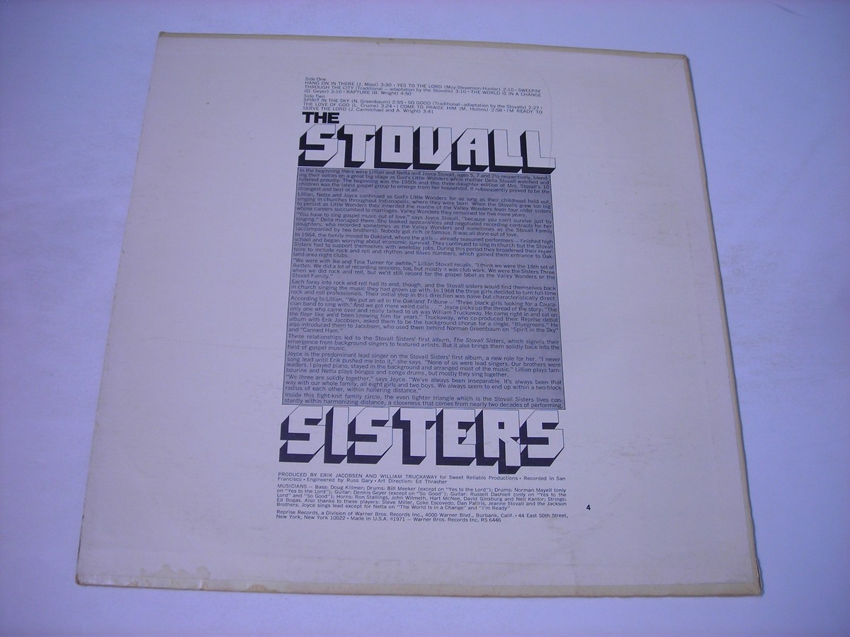 The Stovall Sisters Self Titled 1971 Stereo LP VG+ | eBay
