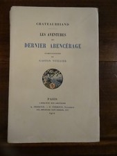 Les aventures du dernier Abencérage Chateaubriand Ferroud 1912 Illustré Vuillier