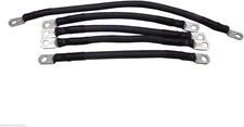 ACDC Wire and Supply 2 Awg HD Golf Cart Battery Cable 5 Pc Set E-Z-GO TXT 94 & u