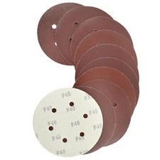 150mm Hook/Loop Sanding Abrasive Discs Orbital DA Palm Sander Round Sanding Pads
