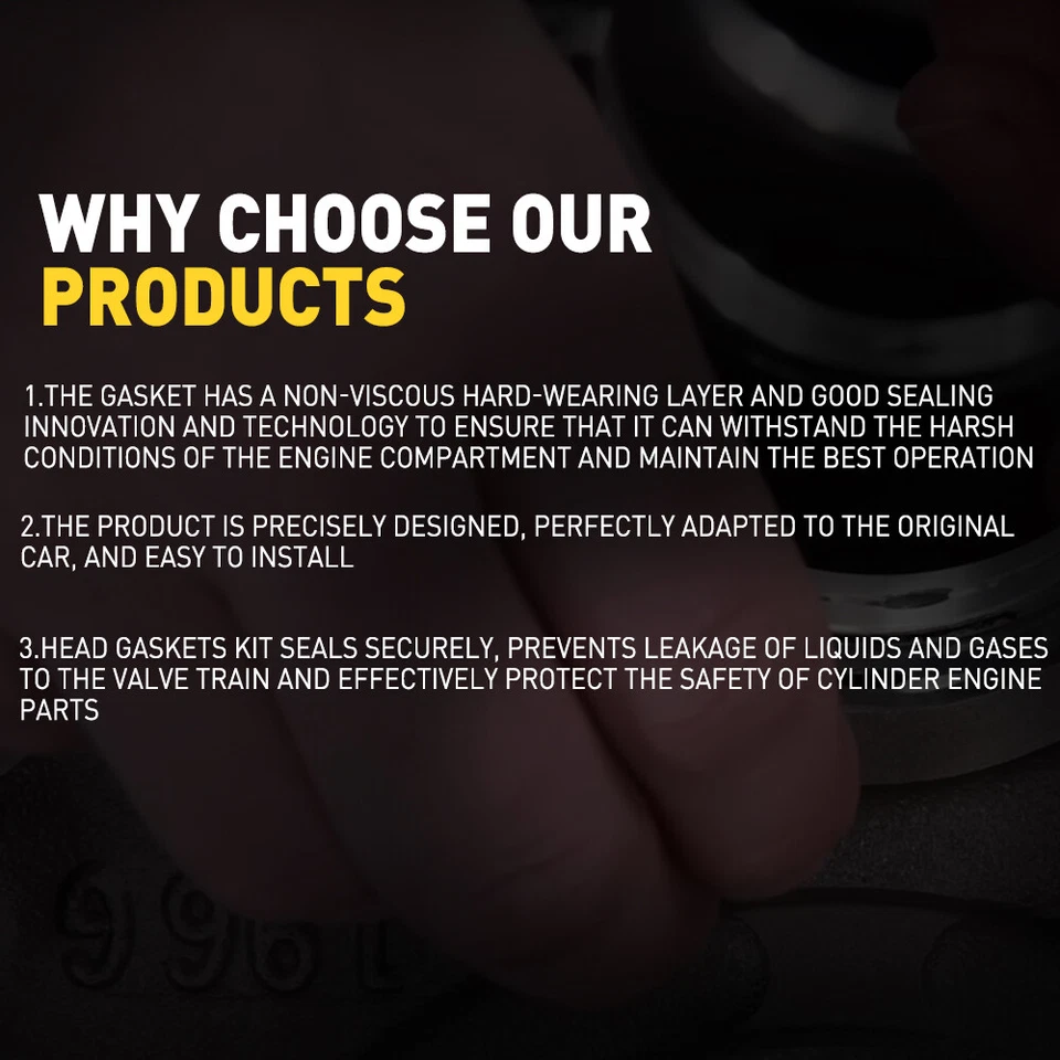 Head Gasket Set Kit Assembly For 2004-2008 GMC Savana 1500 2500 3500 OE#HGS3168 - Image 4 of 4