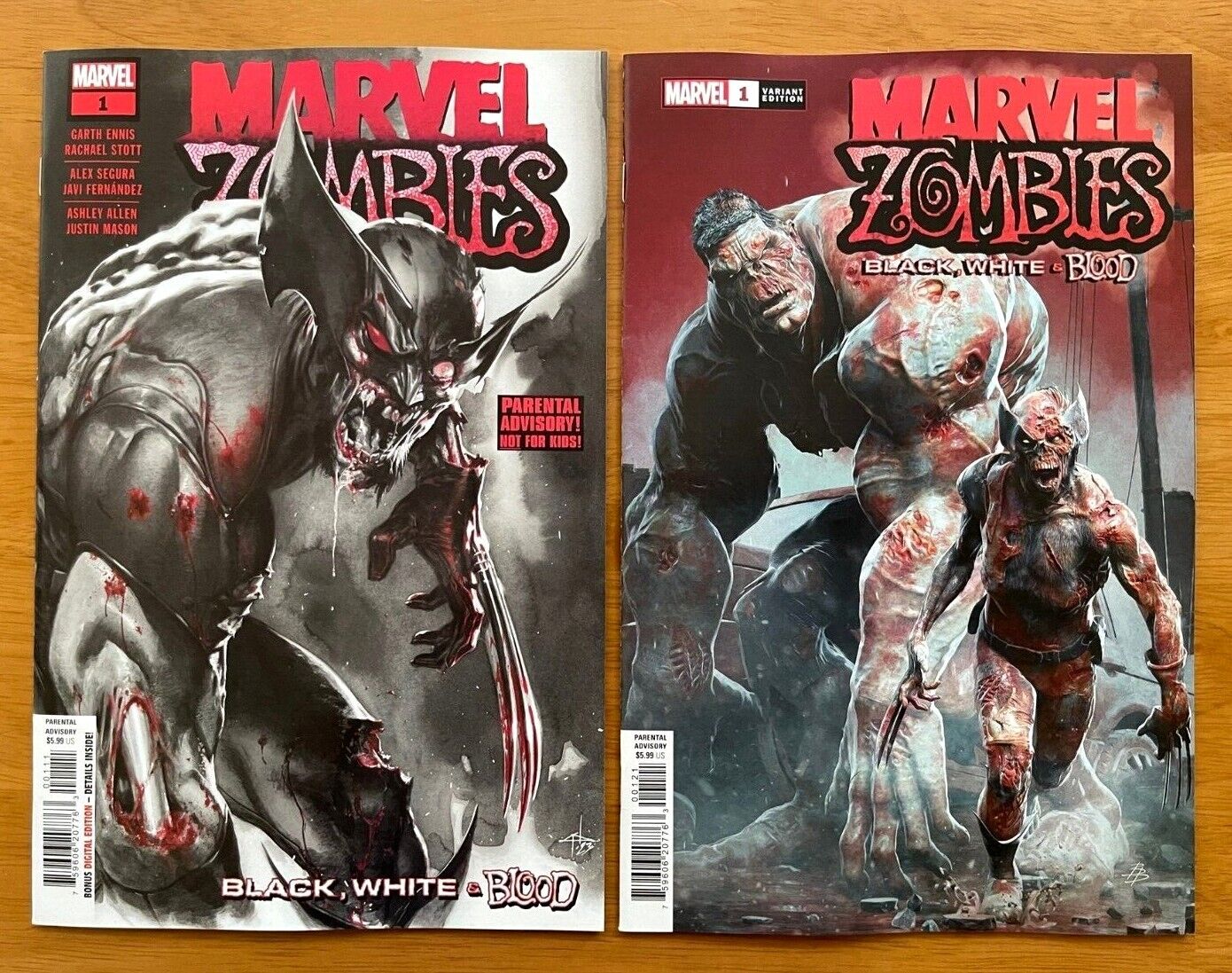 Marvel Zombies: Black, White & Blood (2023) #1 (Variant), Comic Issues