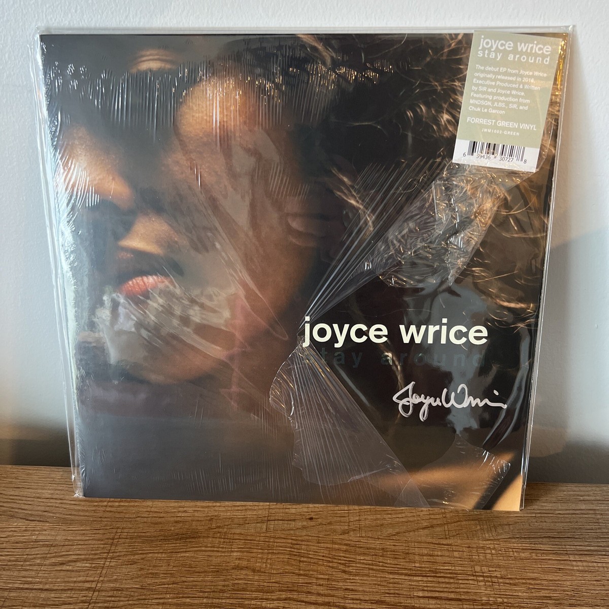 Joyce Wrice - Stay Around SIGNED Green Vinyl LE200 ⚡️SHIPS