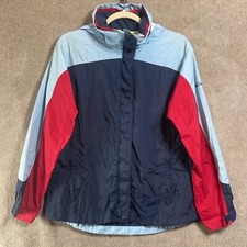 Columbia Vertex Coat Boys Youth 14/16 Blue Red Jacket Outer Shell Outdoor Casual