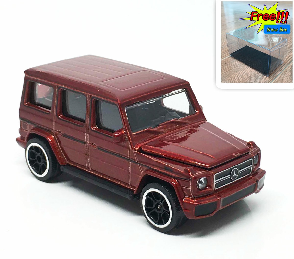 Majorette Mercedes Benz AMG G63 Dark Red 1:61 (3 inches) no