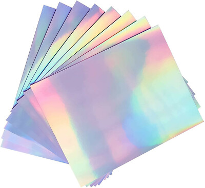 30 Sheets Koala Holographic Sticker Paper for Inkjet Laser Printer Glossy White