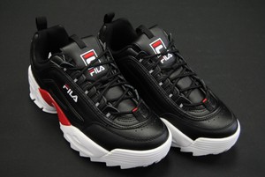 fila disruptor 2 black and red