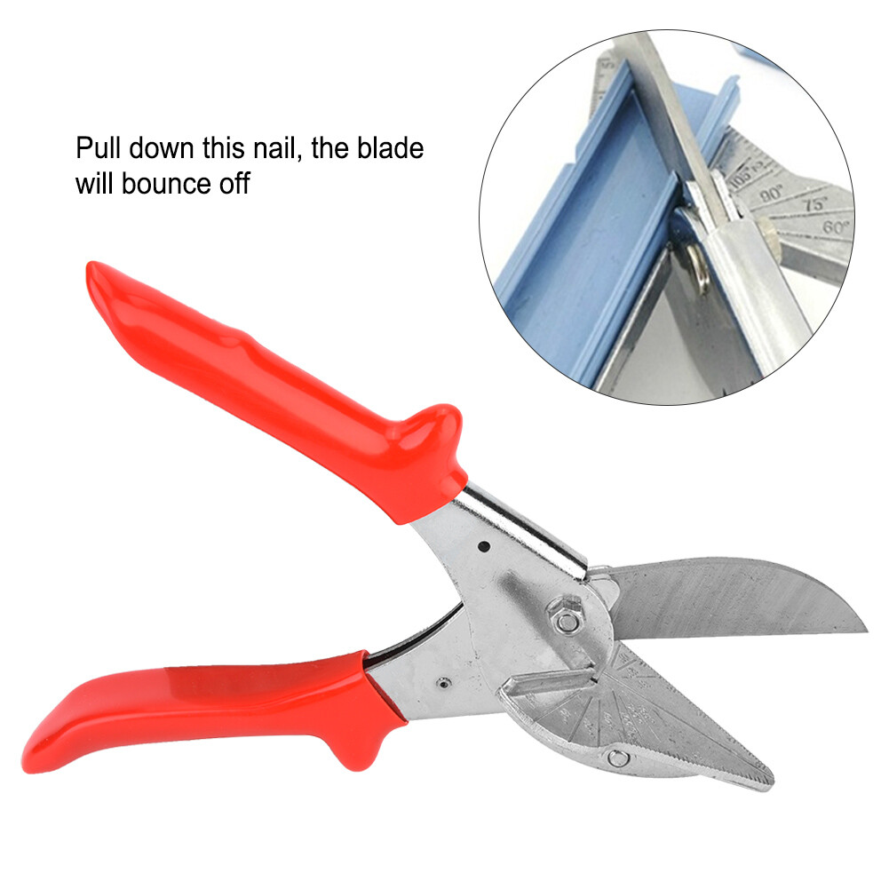 MultiAngle Miter Cutter Shear Scissor Steel PVC Trim Cutter Hand Tool