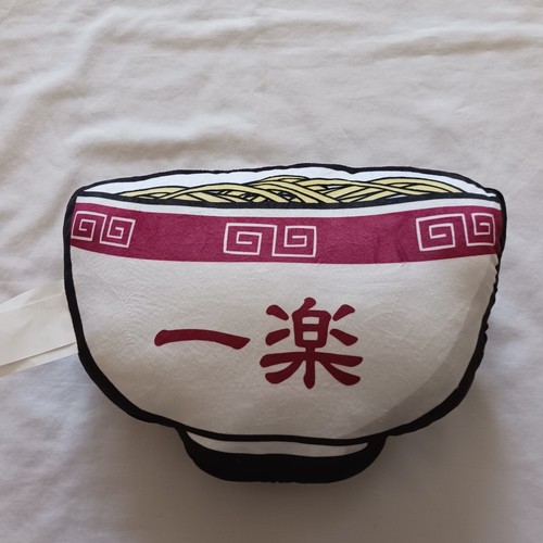 2002 Naruto Shippuden Naruto Ramen Bowl Plush Pillow 14 x 9 - Picture 3 of 3