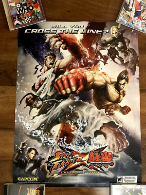 Street Fighter x Tekken Collectible Poster NEW OFFICIAL GOODS