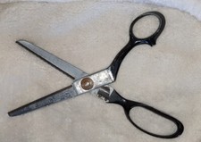 Vintage WISS 10 Inch Pinking Shears Model A Sewing Fabric Scissors USA Newark NJ