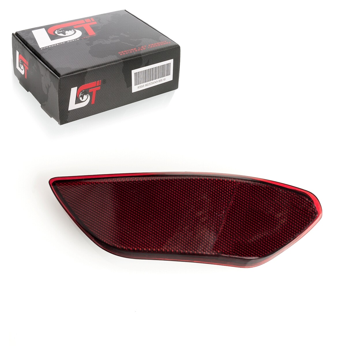 Reflector Rear Bumper Left Dark Red For Porsche Cayenne 92A Until 10/2014