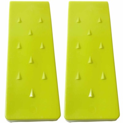 2 Pack 8'' Tree Felling Wedge Logging Bucking Falling ABS Plastic (Green)