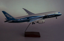1:130 44CM BOEING 787 Airplane Led Sound-controlled Light Resin Aircraft Model
