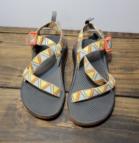 Kid's Chaco Sandals Size 2 Thick Strap Multi Color Aztec print Unisex | eBay