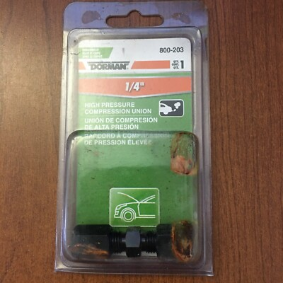 #ad #ad High Pressure Compression Union Rated For 5000 PSI 1 4 In. $15.00