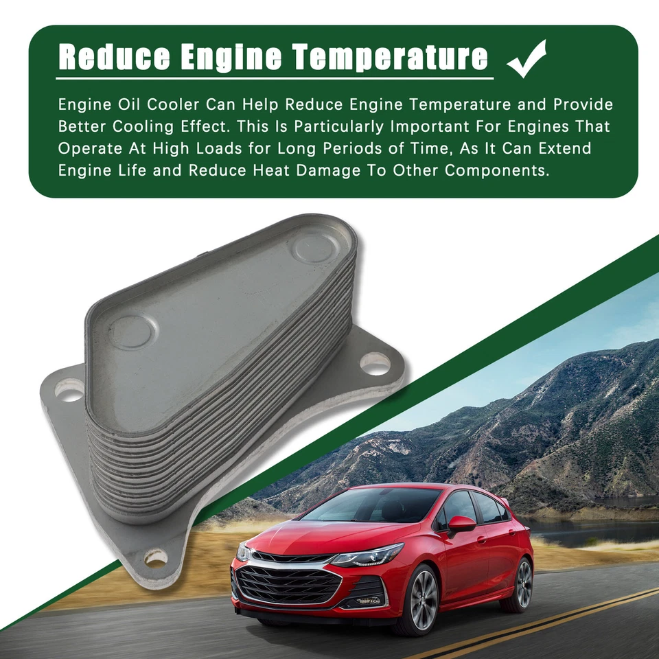 New Engine Oil Cooler for 2018-2022 Chevrolet Equinox Malibu 1.5L - Image 2 of 4