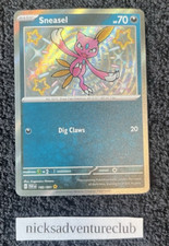 Sneasel 182/091 SV: Paldean Fates Shiny Holo (Pack Fresh)