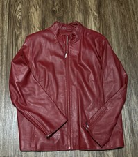 Wilson Italian leather pelle studio burgundy ...