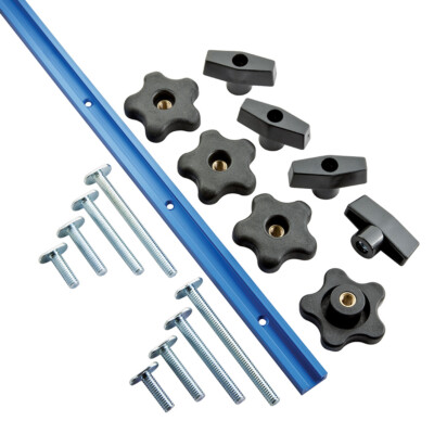 Rockler T-Nutschiene Knebel Sterngriff WorkBench Werkbank bauen spannen Anschlag