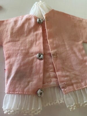 Ideal Vintage Tammy Doll Pink Blouse from Ring-a-Ding Outfit #9152-0 + TV