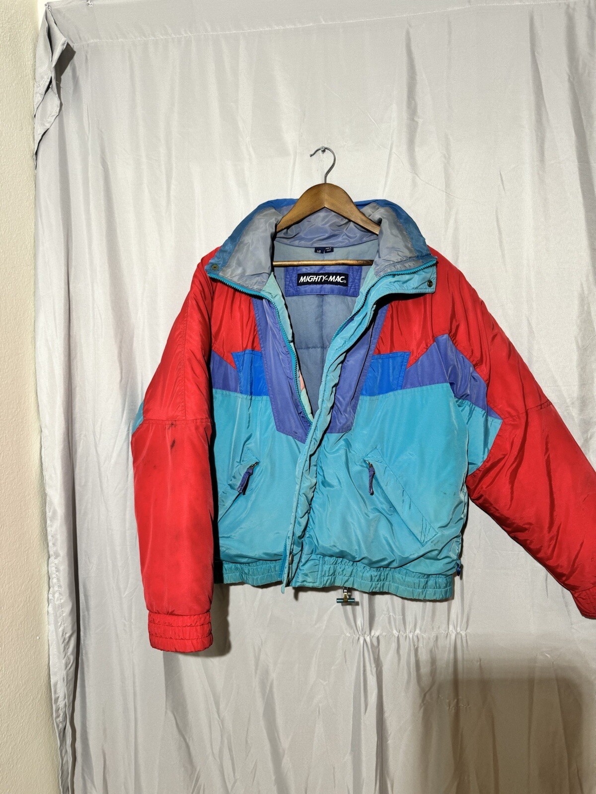 80/90’s Men’s Vintage Jacket Retro Mighty Mac Jac… - image 2