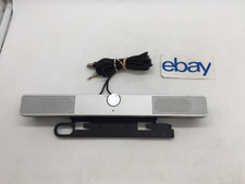 HP Silver Flat Panel Computer Speaker Bar SP03A01 USB Power FREE S/H