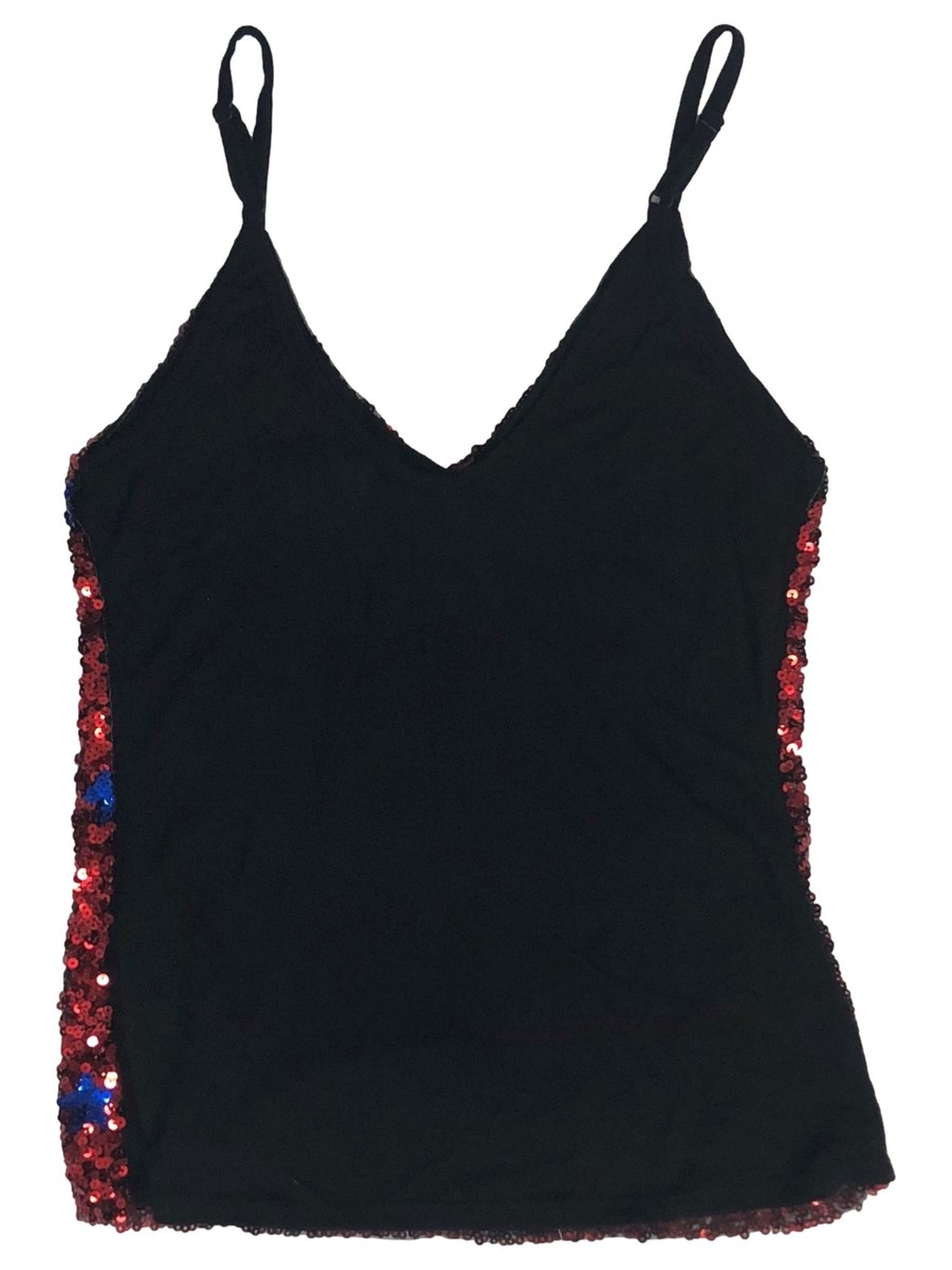 (取寄) フリーピープル レディース ジェームス シークイン タンク Free People women James Sequin Tank Black Combo Free People Women's James Sequin Tank, Black Combo at Amazon