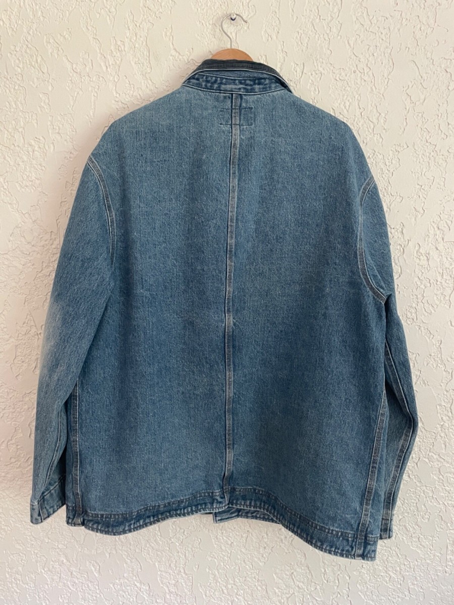 🔥 POLO COUNTRY Ralph Lauren® RARE 90s Denim Chore Coat 🔥 POLO COUNTRY Ralph Lauren® RARE 90s Denim Chore Coat